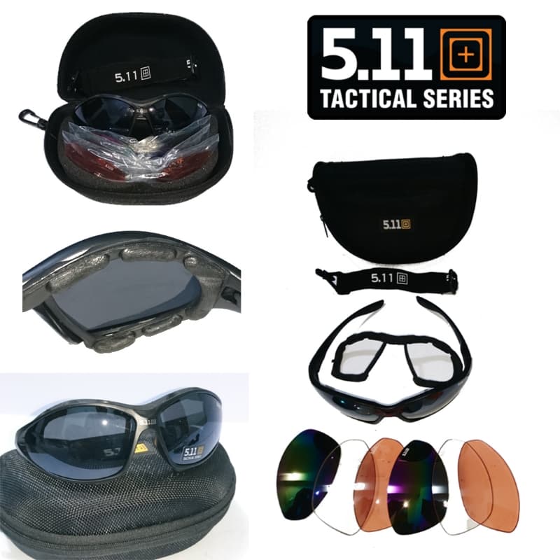 5.11 glasses with 3 extra glasses