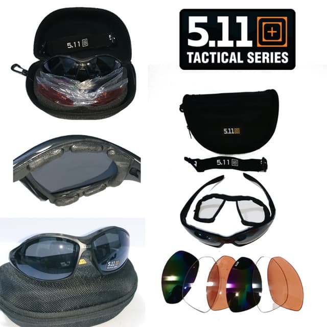 5.11 glasses with 3 extra glasses